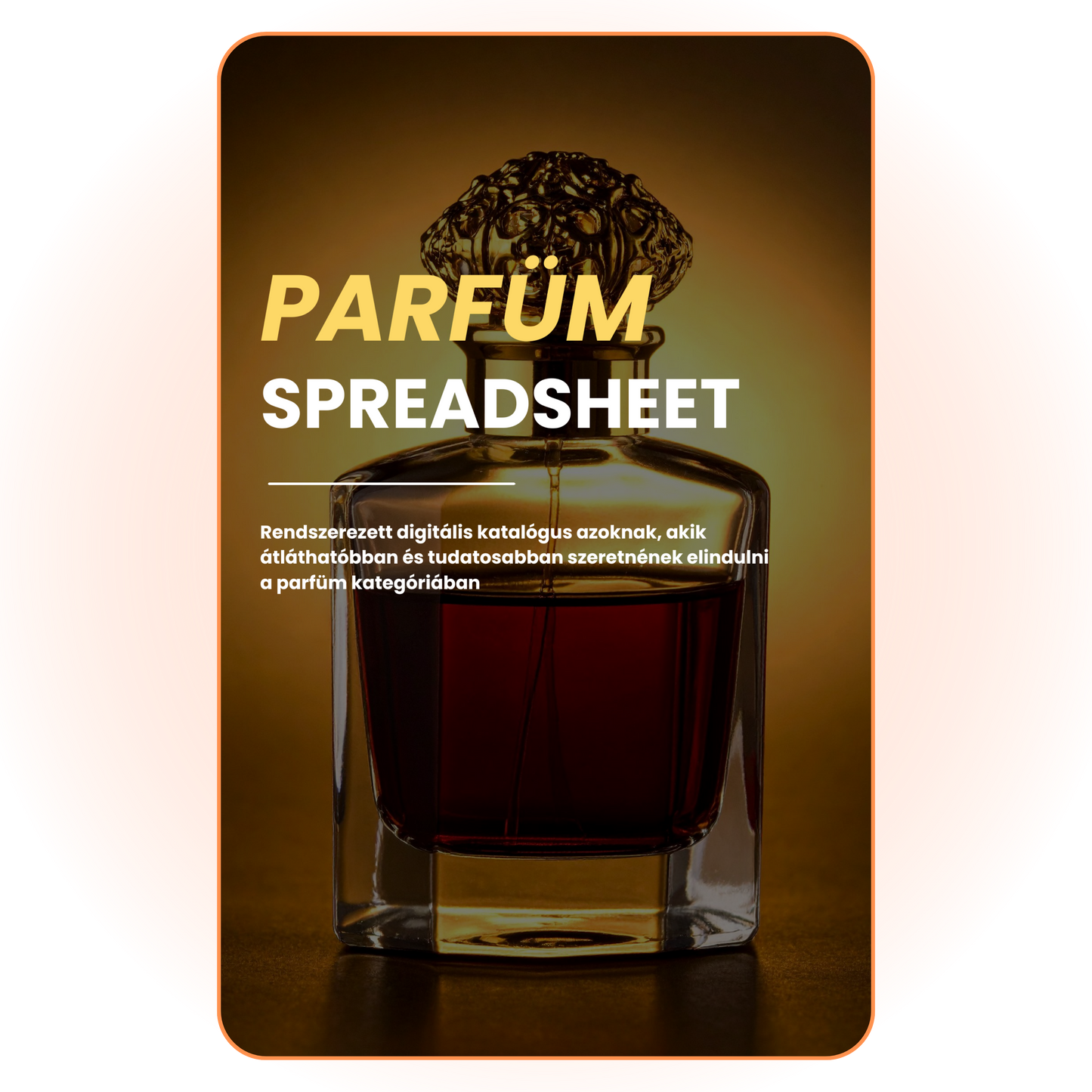 Parfüm Spreadsheet